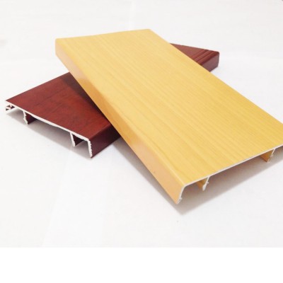 Brushing aluminium skirting line profile , Aluminium Tile Trim for trailer flooring