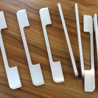 Factory Custom cnc machining  aluminium extrusion handles, aluminium door handles with anodized finish